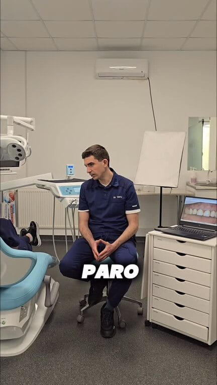 Consultație stomatologică — plan tratament implant dentar, Dr. Tatu