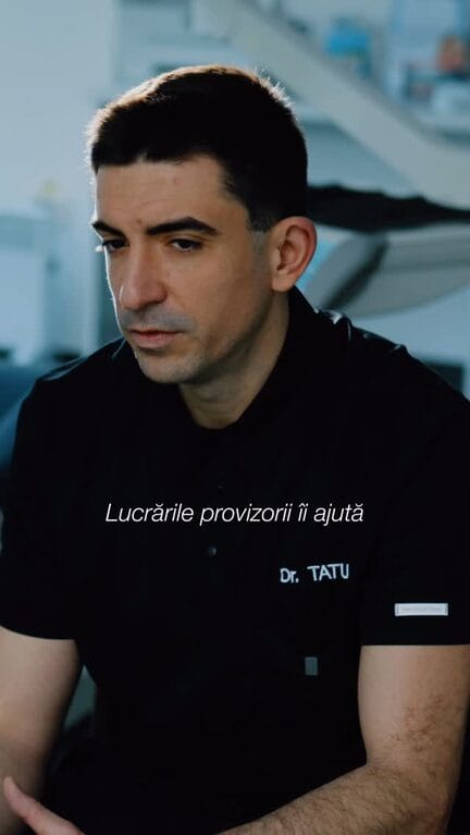 Lucrare provizorie fixă pe implanturi All-on-4 — Dr. Tatu, București