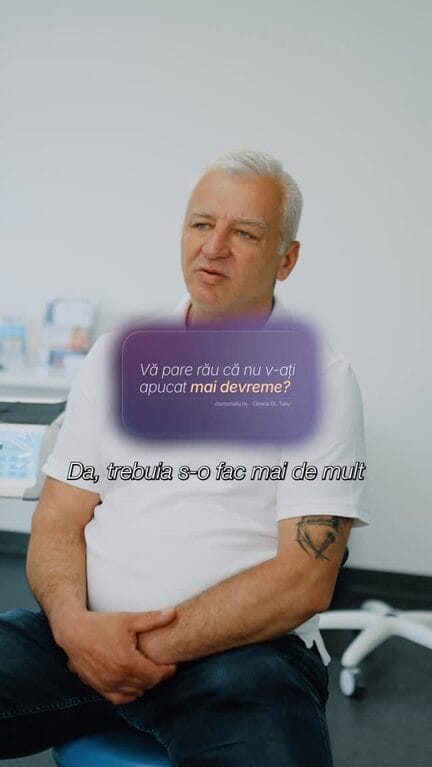 Pacient din diaspora — implant dentar fără durere în România, Dr. Tatu