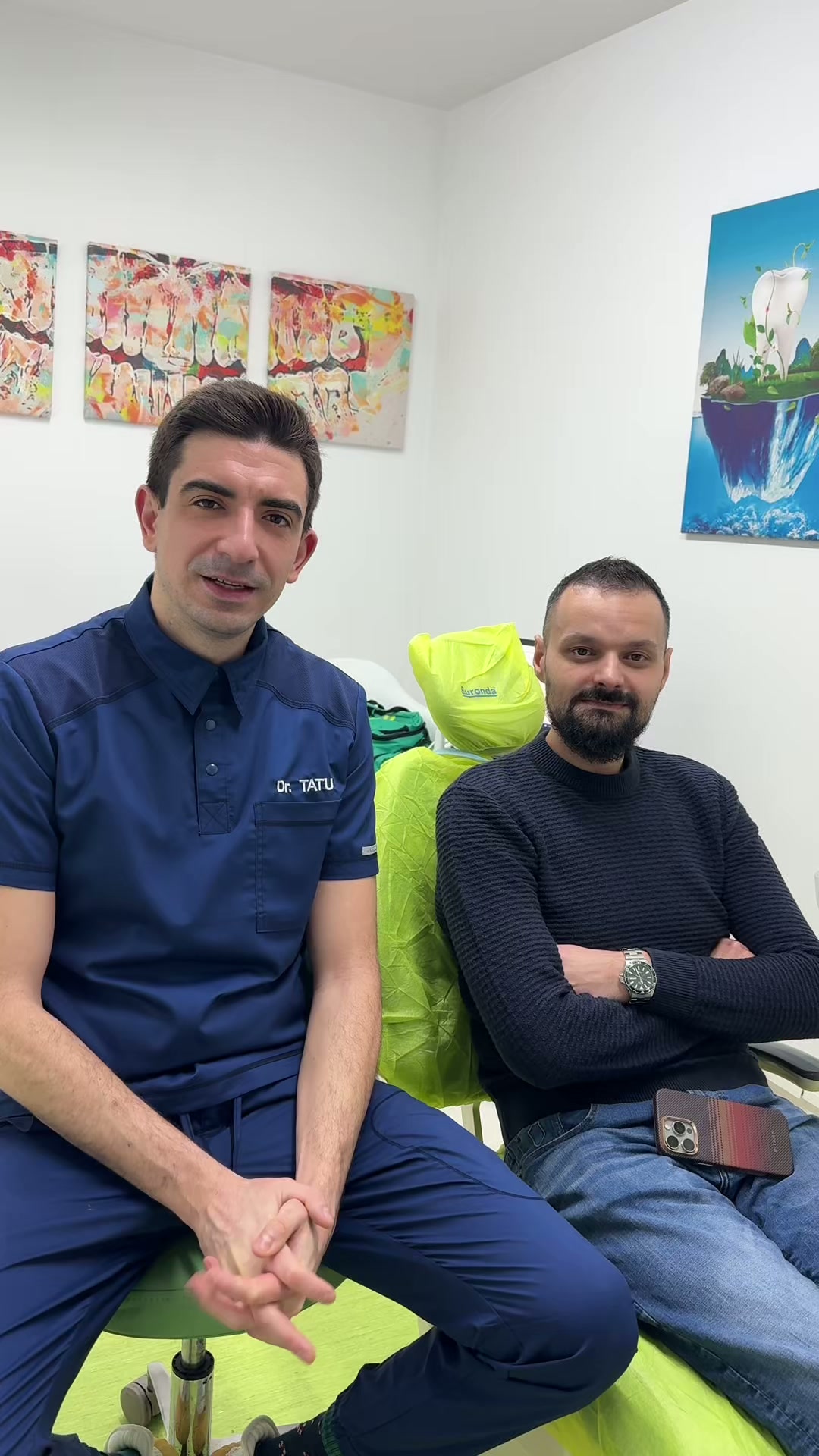 Sebastian, pacient diaspora UK Dr. Tatu, extracții și implanturi