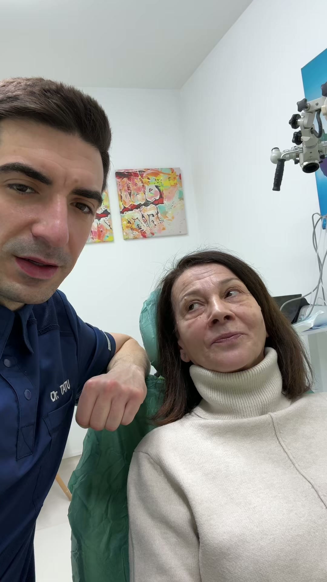 Doamna Maria, pacientă All-on-6 la 1 an după intervenție Dr. Tatu